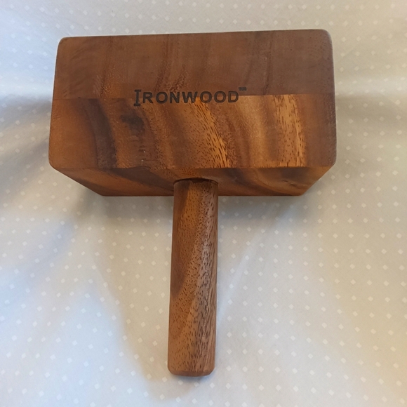 Ironwood Gourmet 28330 Local 338 Bagel Miter, Acacia Wood Bagel Slicer Tool - Picture 2 of 4